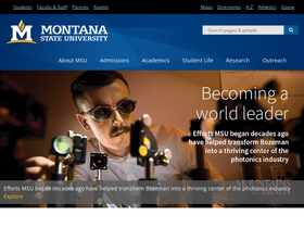 'montana.edu' screenshot