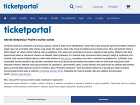 'ticketportal.cz' screenshot