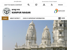 'kanpurnagar.nic.in' screenshot