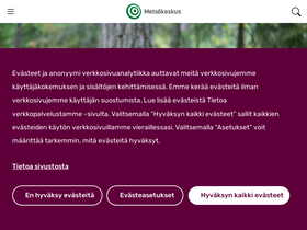 'metsakeskus.fi' screenshot