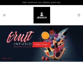 jessicacosmetics.com homepage screenshot