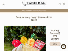 Thespoiltdoggo website screenshot