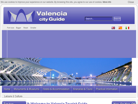 'valencia-cityguide.com' screenshot