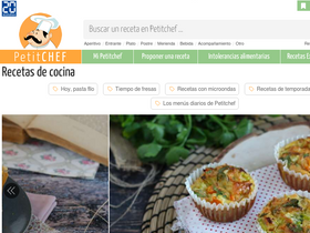 'petitchef.es' screenshot