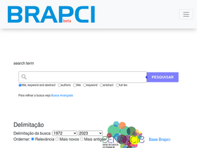 'brapci.inf.br' screenshot