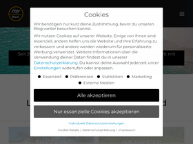 'homeiswhereyourbagis.com' screenshot