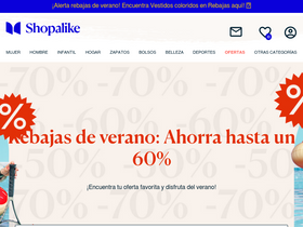 'shopalike.es' screenshot