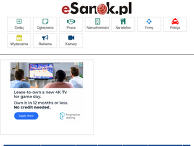 'esanok.pl' screenshot