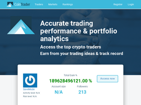 'cointrader.pro' screenshot