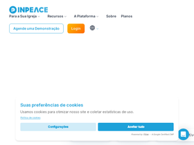 'inpeaceapp.com' screenshot