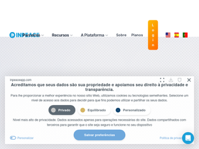 'inpeaceapp.com' screenshot