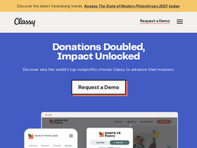 'classy.org' screenshot