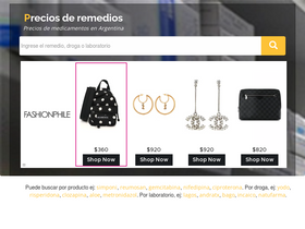 'preciosderemedios.com.ar' screenshot