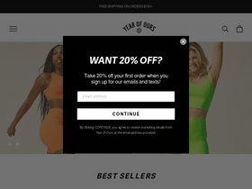 Year of Ours website screenshot