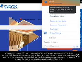'gyproc.in' screenshot