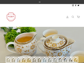aobatea.com homepage screenshot