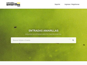 'entradasamarillas.com' screenshot