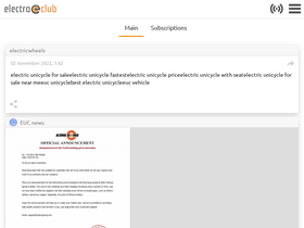 'electro.club' screenshot