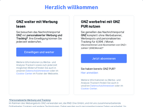 'gnz.de' screenshot
