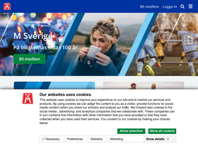 'msverige.se' screenshot