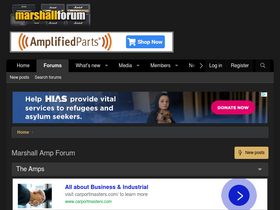 'marshallforum.com' screenshot