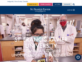 'stfx.ca' screenshot