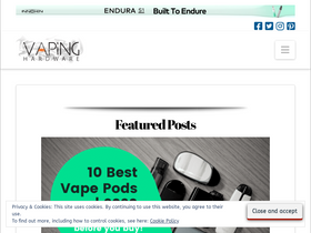 'vapinghardware.com' screenshot