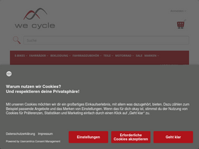 'wecycle.de' screenshot