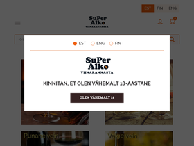 'viinarannasta.ee' screenshot