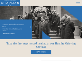 'chapmanfuneral.com' screenshot