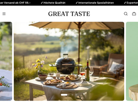 great-taste.ch homepage screenshot