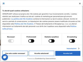 'oknoplast.it' screenshot