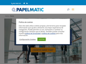 'papelmatic.com' screenshot