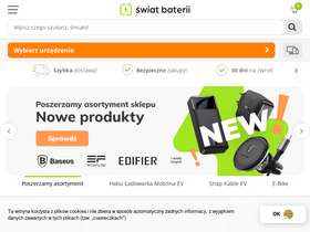 'swiatbaterii.pl' screenshot