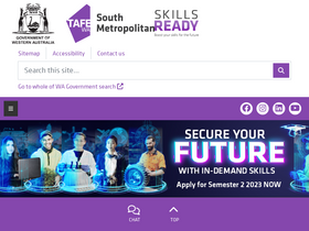'southmetrotafe.wa.edu.au' screenshot