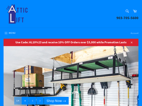 theatticlift.com homepage screenshot