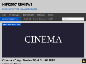 'hifi2007reviews.com' screenshot