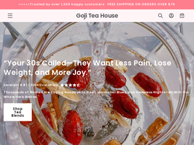 gojiteahouse.com homepage screenshot