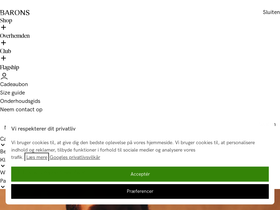 BARONS homepage screenshot