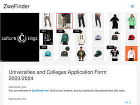 'zwefinder.net' screenshot