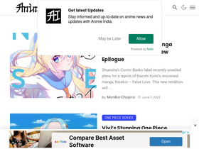 'animeindia.in' screenshot