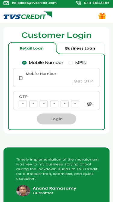 myaccounts.tvscredit.com