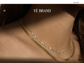 yebrand.co homepage screenshot