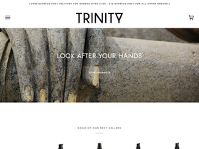 trinityskincare.com.au homepage screenshot