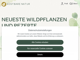 'kostbarenatur.net' screenshot