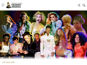 'grammy.com' screenshot