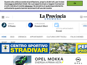 'laprovinciacr.it' screenshot