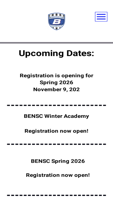 benningtonsoccer.org