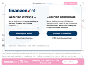 'finanzen-broker.net' screenshot