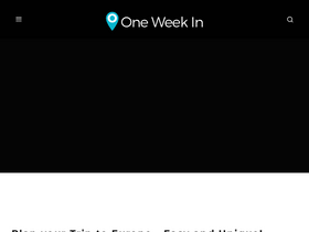 'one-week-in.com' screenshot
